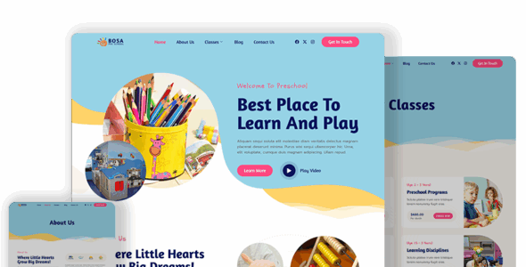 Bosa Preschool Pro (Bosa Themes)