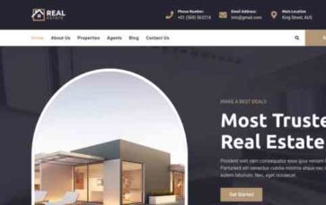 Bosa Real Estate (screenshot desktop)