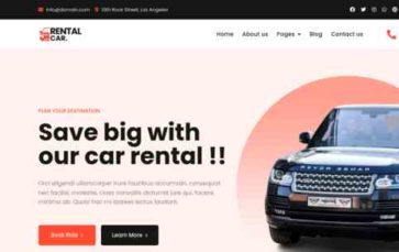 Bosa Rental Car (screenshot desktop)