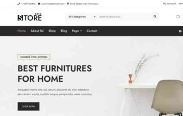 Bosa Store (screenshot desktop)