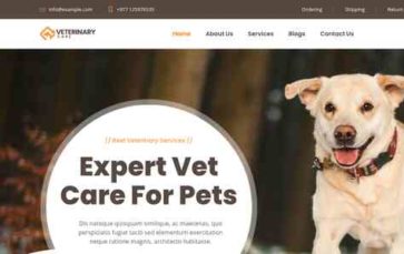 Bosa Veterinary Care (screenshot desktop)