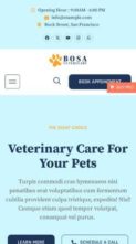 Bosa Veterinary (screenshot mobile)