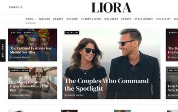 Liora (Brand & Build) - (screenshot desktop)