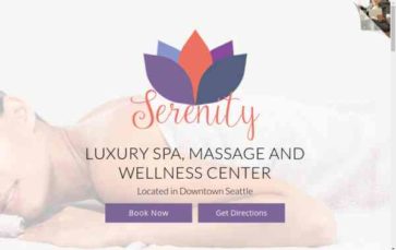 Serenity Spa (screenshot desktop)