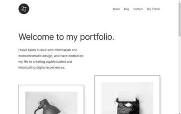 Twenty Seven Pro (screenshot desktop)