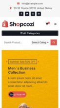 Shopcozi (screenshot mobile)
