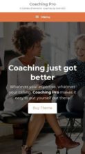 Coaching Pro (screenshot mobile)