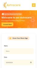 Astrocare (screenshot mobile)