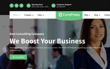CoraPress (screenshot desktop)