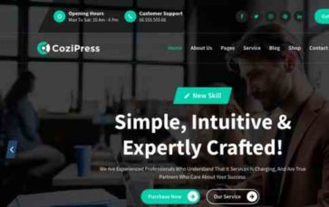 CoziPress Pro (screenshot desktop)