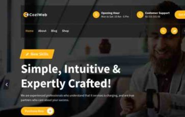 CoziWeb (screenshot desktop)
