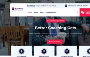 KitePress (screenshot desktop)