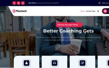 Maxtech (screenshot desktop)