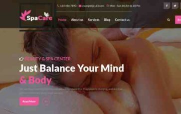 SpaCare Pro (screenshot desktop)