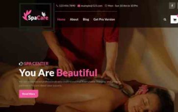 SpaCare (screenshot desktop)