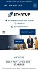 Business Startup Pro (Buy WP Templates) (screenshot mobile)