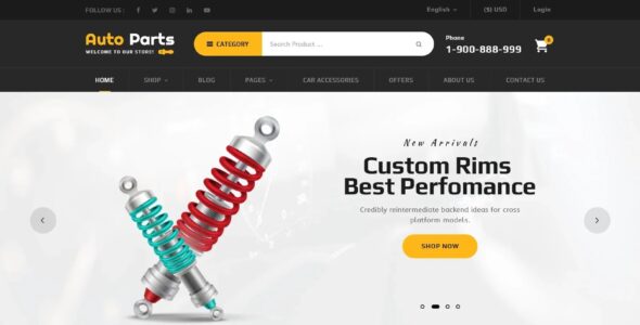 BWP Auto Parts Pro (Buy WP Templates)