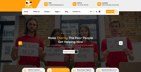Charity Welfare Funds Pro (Buy WP Templates)