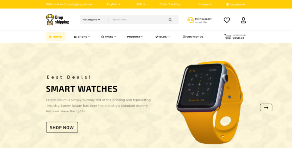 Dropshipping Store Pro (Buy WP Templates)