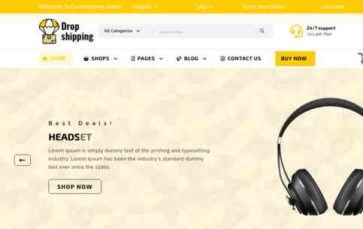 Dropshipping Store Pro (screenshot desktop)