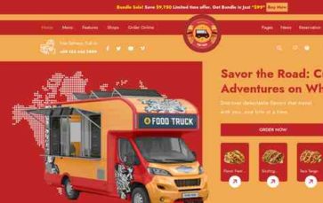 Food Truck Pro (Buy WP Templates) (screenshot desktop)