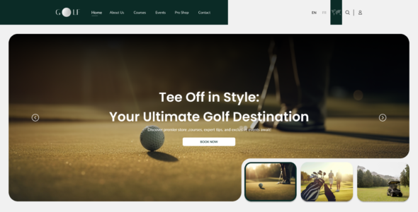 Golf Landscape Pro (Buy WP Templates)