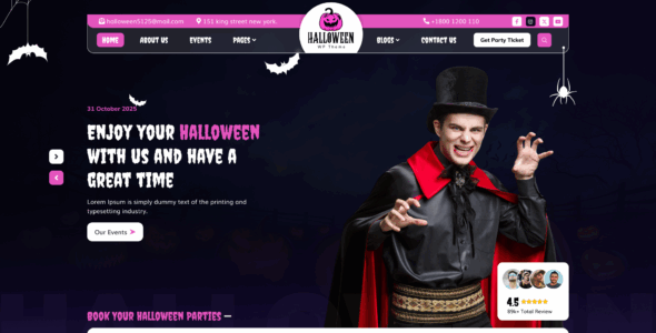 Halloween Gift Store Pro (Buy WP Templates)
