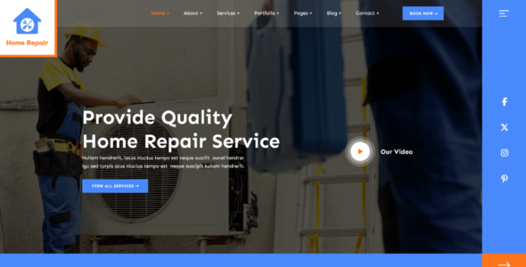 Home Repair Service Pro (Buy WP Templates)