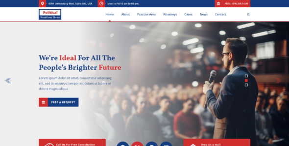 Political Candidate Pro (Buy WP Templates)