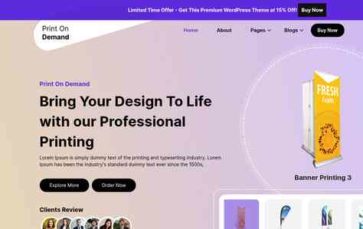 Print On Demand Shop Pro (screenshot desktop)