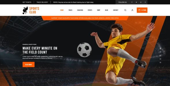 Sports Club Pro (Buy WP Templates)