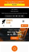 Sports Club Pro (Buy WP Templates) (screenshot mobile)