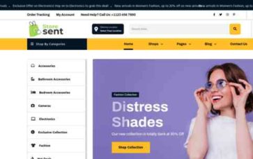 Storefront Ecommerce Pro (screenshot desktop)