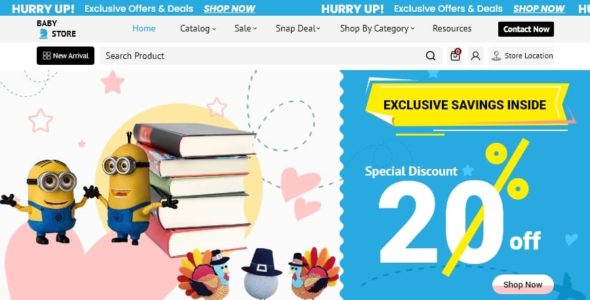 Baby Toy Store Pro (Buy WP Themes)