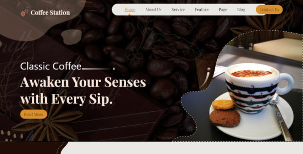 Coffee Station Pro (Buy WP Themes)