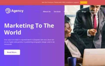 Digital Marketing Agency Pro (screenshot desktop)