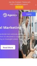 Digital Marketing Agency Pro (screenshot mobile)