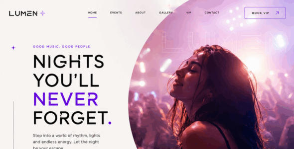 DJ Night Club Pro (Buy WP Themes)