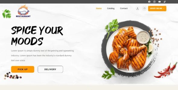 Fresh Food Restaurant Pro (Buy WP Themes)