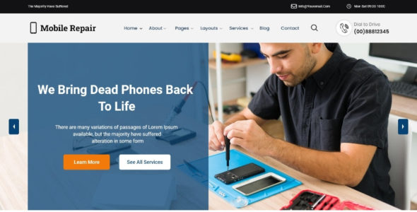Mobile Repair Center Pro (Buy WP Themes)