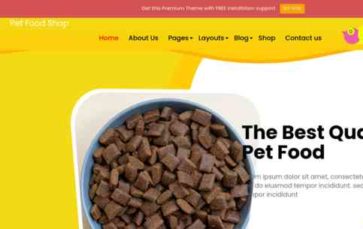 Pet Food Shop Pro (screenshot desktop)