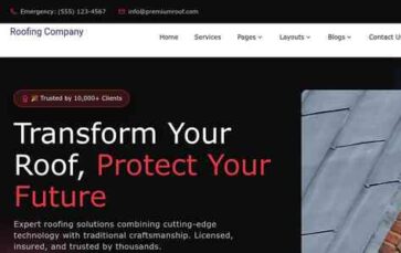 Roofing Experts Pro (screenshot desktop)