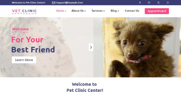 Veterinary Clinic Pro (Buy WP Themes)