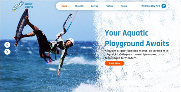 Water Sports Pro (Buy WP Themes)