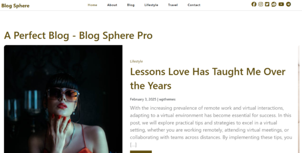 Blog Sphere Pro (CA WP Themes)