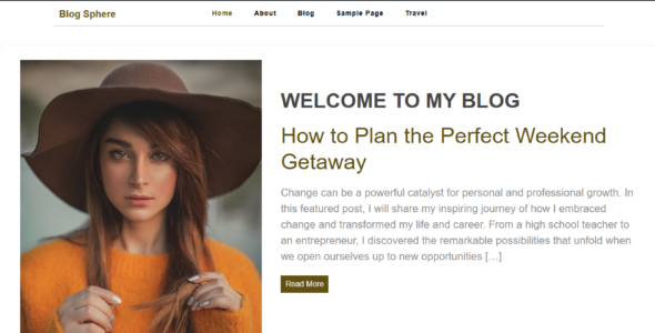 Blog Sphere (CA WP Themes)