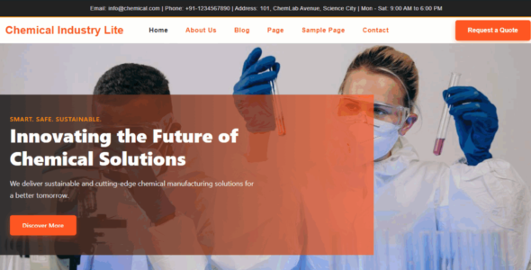 Chemical Industry Lite (CA WP Themes)