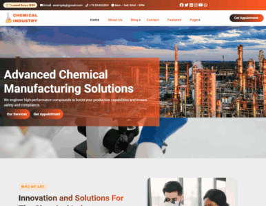 Chemical Industry Pro (CA WP Themes)