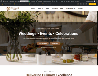 Elegant Caterers Pro (CA WP Themes)