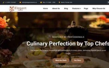 Elegant Caterers Pro (screenshot desktop)
